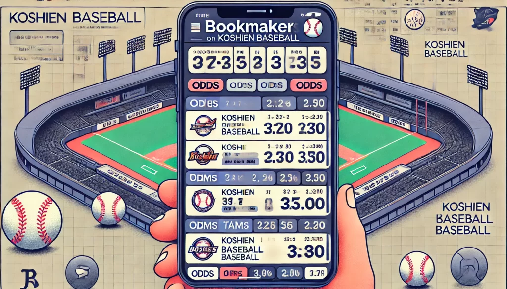 ブックメーカーで甲子園の試合に賭ける手順を解説